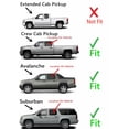 thumbnail image 3 of Driver Left Side Rear Door Window Door Glass Compatible with GMC Yukon XL Sierra (2500 3500) 2007-2014 / Sierra 1500 2007-2013 4-Door Models (Not For 2007 Sierra Classic Models), 3 of 5