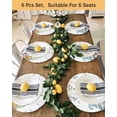 thumbnail image 4 of 13 Inch Round Placemats Set of 4, Gnomes Easter Non Slip Heat Insulation PP Table Mats, Eucalyptus Spring Floral Weeping Eggs Farmhouse Washable Place Mats for Kitchen Dining Party Table Decor, 4 of 7