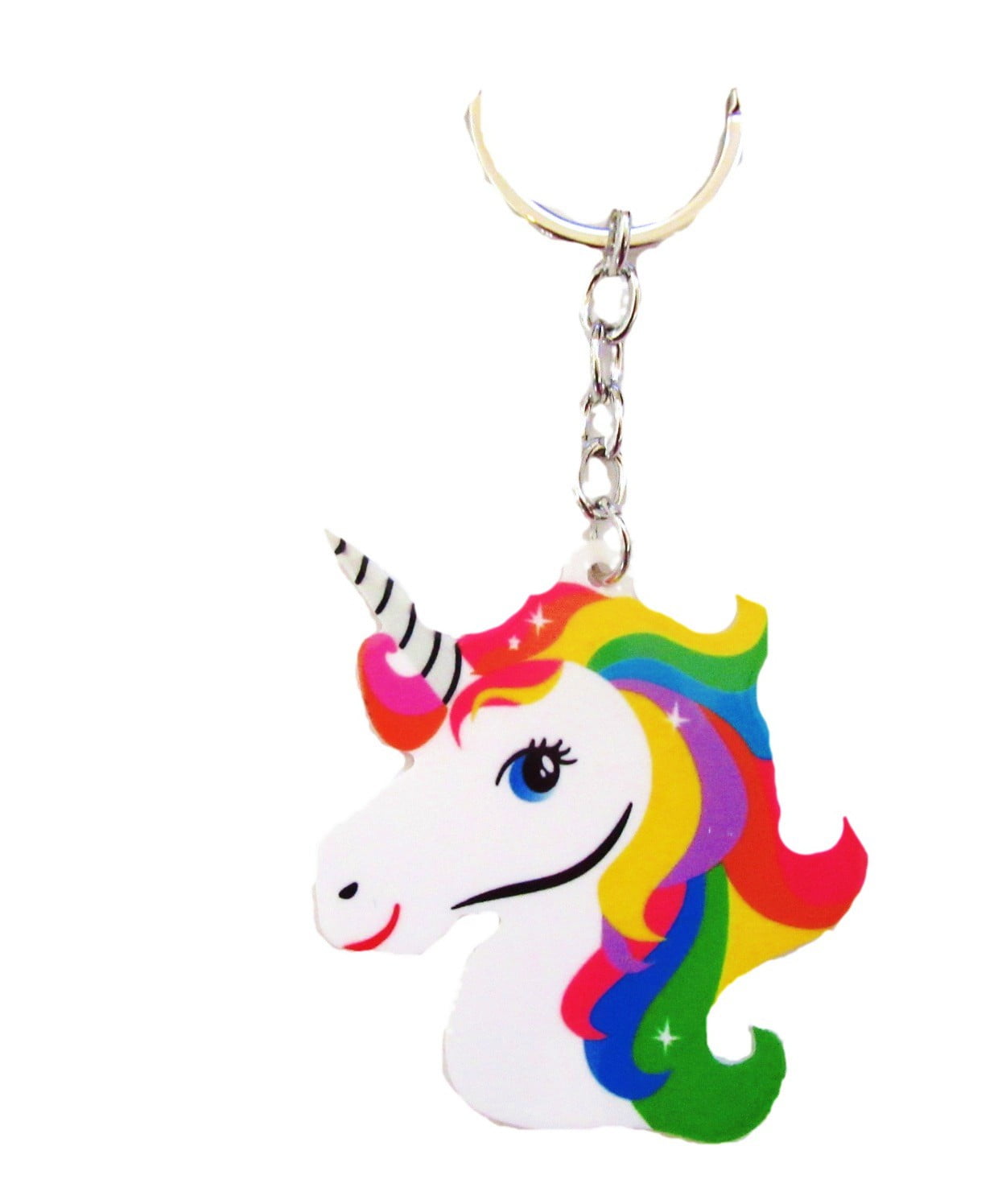 Cartoon Unicorn Keychain Accessory Soft Silicone Keyring Ornament For Bag Purse Cartoon Unicorn Keychain Accessory Soft Silicone Keyring Ornament For Bag Purse