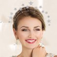 thumbnail image 4 of Diadema con estrellas y diamantes de imitación brillantes para bodas y cumpleaños, 4 of 8