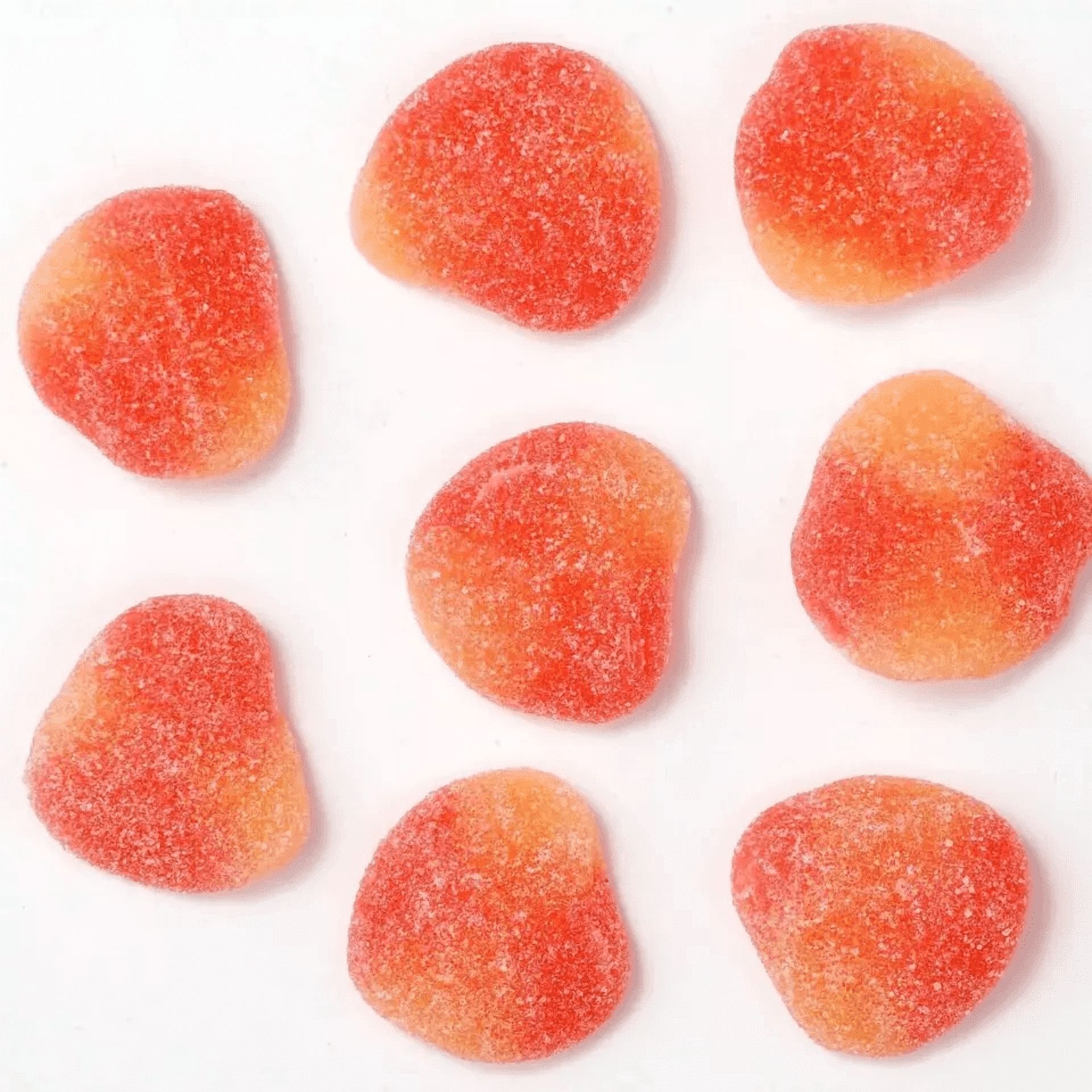 Peaches, Soft & Chewy Gummi Candies Bulk Delicious Candy (5 Pounds)