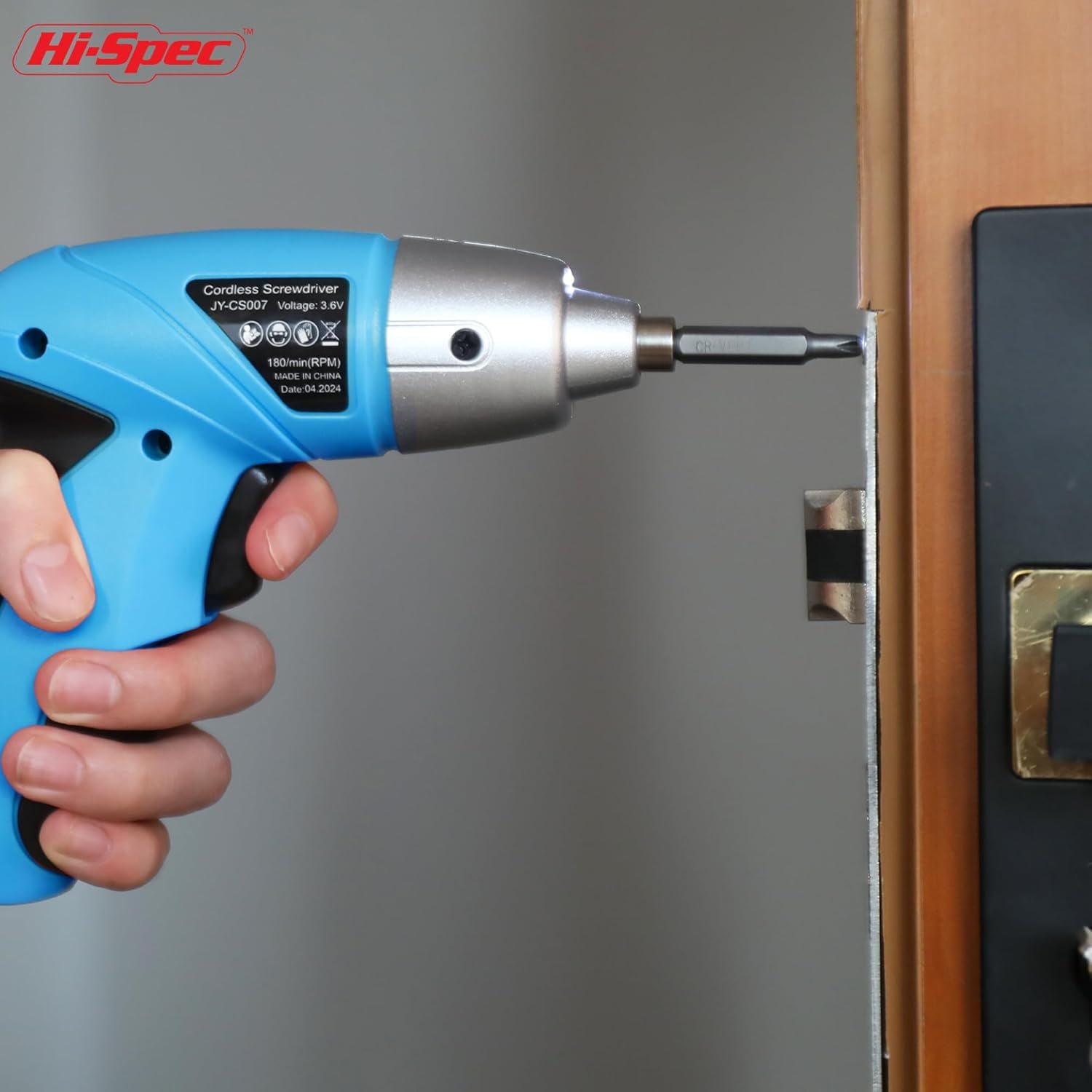 General Small Electric Screwdriver, Mini Drill Set, Rechargeable 3.6V Cordless Screwdriver with 26 Driver Bits, Power Tool for Small Projects & Home Use, Blue