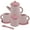 Pink, variant on Pcapzz 7Pcs Silicone Tea Set Pretend Play Tea Set Afternoon Tea Pretend Toy with Teapot Cups Spoon Spice Jar Cup Mat Toddlers Simulation Tea Toy Set Kitchen Accessories for 3+ Kids,Beige