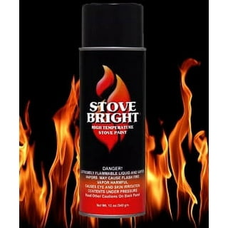 Stove Bright Satin Black High Heat Temperature Paint – US Fireplace Store