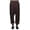 Dark Brown, variant on Mens Rayon Solid Readymade Harem Pajama Ethnic Wear Elastic Bottom Pant