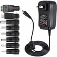 thumbnail image 1 of Fuente de alimentación conmutada con adaptador universal de 30W con 8 puntas de adaptador seleccionables, incluido el enchufe micro USB, 1 of 5