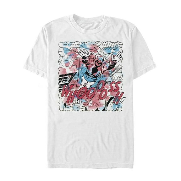 Men's Marvel Ant-Man Flying  Graphic Tee White X Large