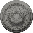 thumbnail image 6 of 20"OD x 1 1/2"P Damon Ceiling Medallion (Fits Canopies up to 3 3/8"), Hand-Painted Hickory, 6 of 9