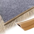 thumbnail image 3 of QZS Flexible Rug Edge Protector,Brown Waterproof Flooring Transition Strips,Portable Carpet Threshold for Home Improvement,Commercial,1pack, 3 of 6