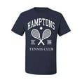 thumbnail image 2 of Wild Bobby Hamptons Tennis Club Est 1986 Sports Men's T-Shirt, Navy, 4X-Large, 2 of 6