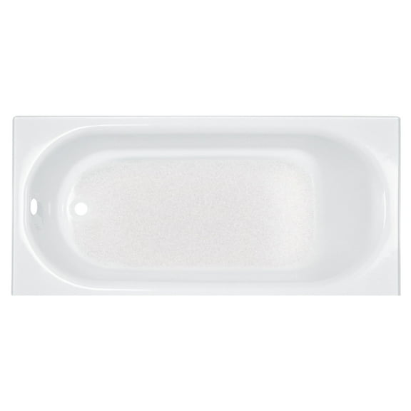 American Standard Princeton 60 in. Left Drain Integral Apron Rectangular Drop-in Bathtub in Arctic