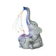thumbnail image 2 of Solar Powered Elephant Statue, Outdoor Solar Garden Lights, Resin Animal Ornament for Lawn Patio Yard Decor, 2 of 6