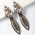 thumbnail image 3 of Easter Vintage Copper Crown-Shaped Bookmarks Set of 2 - Stainless Steel Reading Accessories for Book Lovers and Readers, 3 of 5