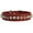 Red, variant on Thick Genuine Leather Spiked Studded Dog Collar Red Sized to Fit 18"-22" Neck. Boxer 1.5" Wide , Doberman, Rottweiler, Pit Bull