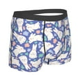 thumbnail image 2 of KLL Cute White Rabbit Men's Cotton Boxer Briefs Underwear-XX-Large, 2 of 8