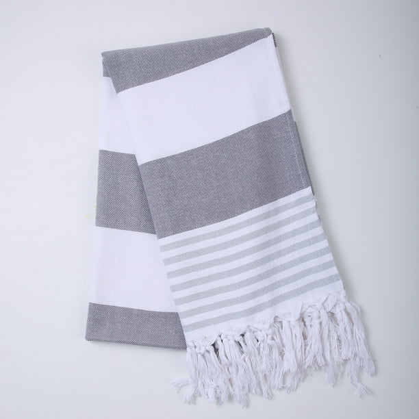 Nvzi 6 toallas de baño, toallas de playa, multiusos, para baño, fitness, deportes, para afrontar diversas situaciones sin esfuerzo. 39,37 x 70,87 pulgadas (gris)