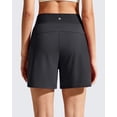 thumbnail image 2 of G4Free Chillwhisp Athletic Shorts for Women 4" - High Waist Lightweight Casual Running Shorts Built-in Liner with Pockets, 2 of 7