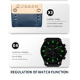 thumbnail image 4 of Reloj Curren Technos 8346 para hombre con esfera azul y carcasa de 49 mm, 4 of 8