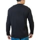 T-Shirt Steven Craig à Manches Longues et Col en V pour Homme Noir Large – image 2 sur 2