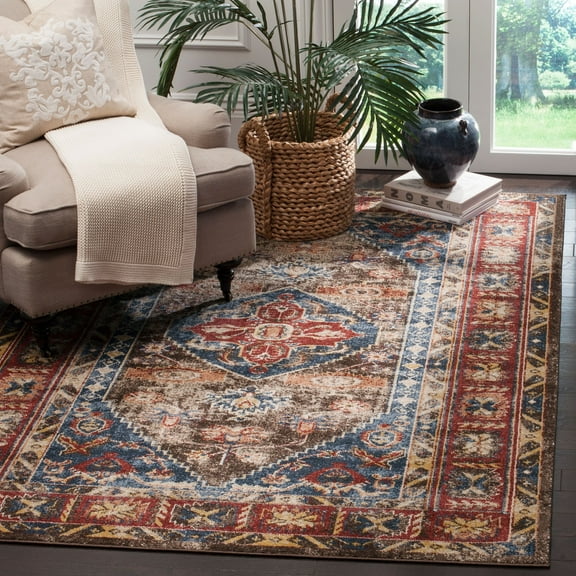 Safavieh BIJAR, BROWN / ROYAL, 8' X 10', Area Rug