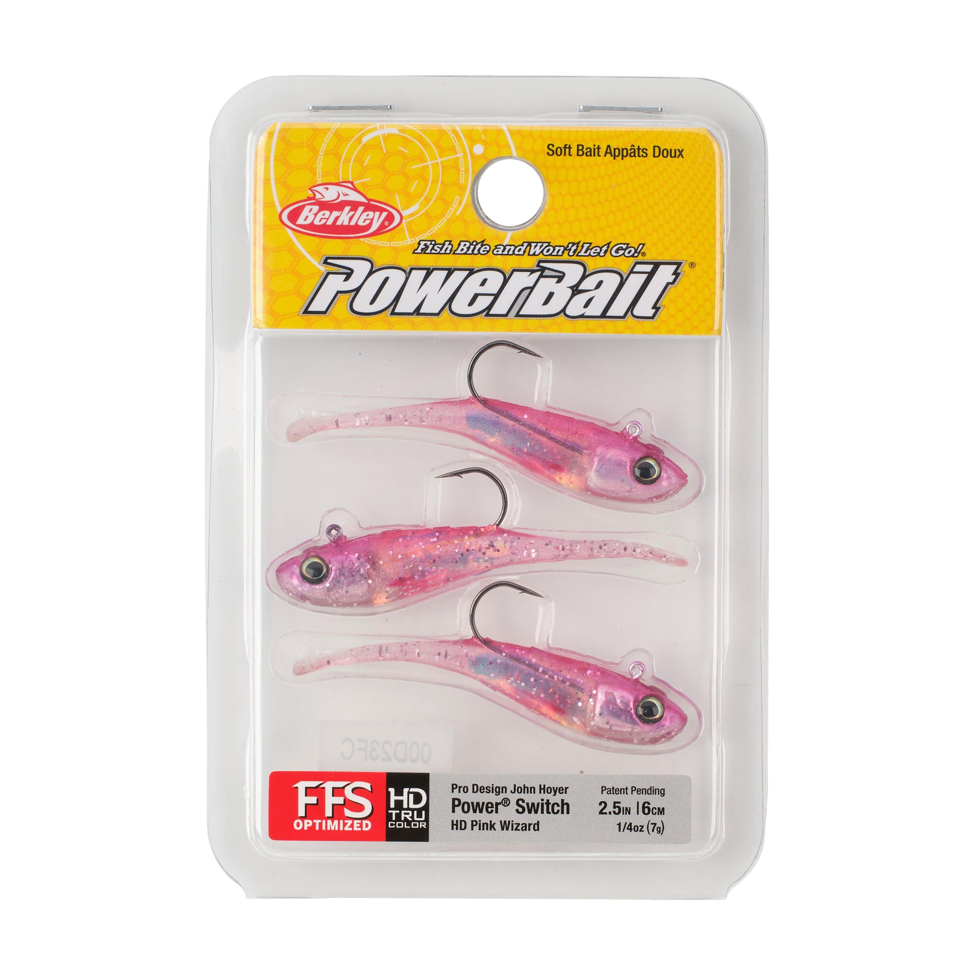 Berkley PowerBait® Power® Switch, 2.5 in, HD Pink Wizard