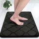 thumbnail image 1 of Non-Slip Bath Mat, Soft Memory Foam Bathroom Mat, Absorbent Bath Mat, Machine Washable - 40 x 60 cm, Black, 1 of 5