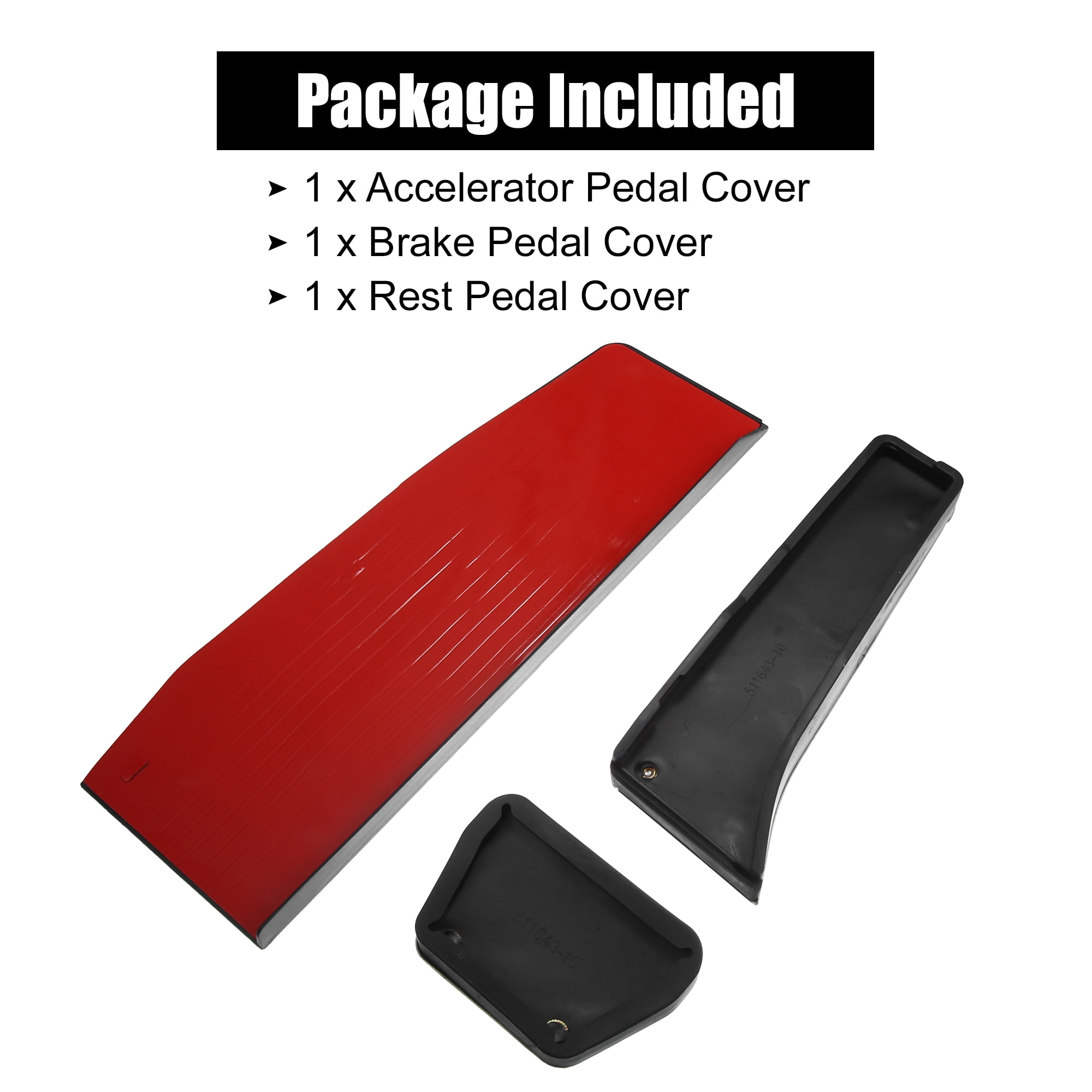 Kit Pédales De Rechange Pour BMW Série 1/2/3/4 (F20 à F36) - Conduite à Droite - Accélérateur, Frein, Repose-pieds - Antidérapant - 7