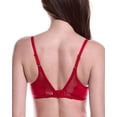thumbnail image 2 of Le Mystere womens  Second Skin Smoother Bra, 36B, Red, 2 of 3