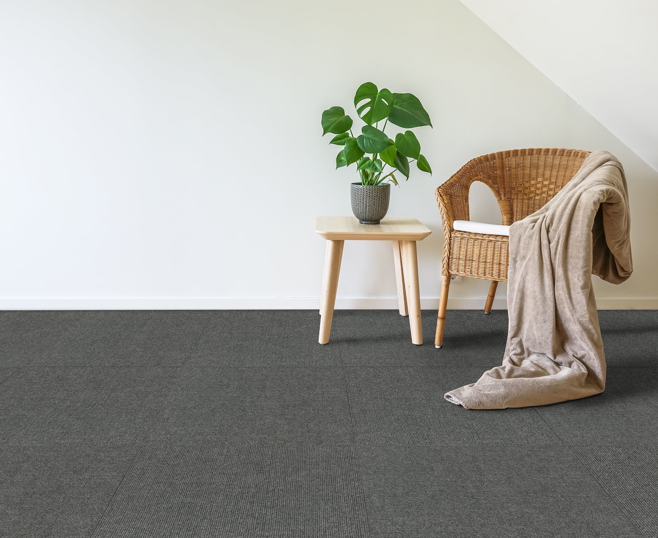 Riverfront Mocha Carpet Tiles - 18" x 18" Indoor/Outdoor, Peel and Stick Carpet Tiles - 36 sq. ft. per box – Pack of 16 Tiles