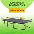 thumbnail image 2 of Machrus Upper Bounce 10x17ft Rectangle Trampoline Weather Cover - Weather-Resistant Trampoline Protective Cover - Black, 2 of 5