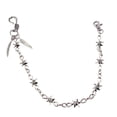 thumbnail image 1 of QualitChoice Gothic Hip Hop Punk Trousers Jeans Cuban Wallet Chain Key Silver Link Purse, 1 of 6