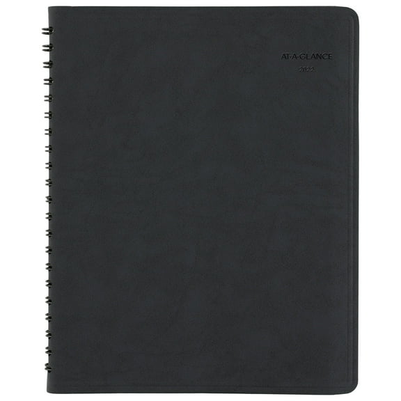 AT-A-GLANCE 2022 8" x 11" Planner The Action Black 70-EP01-05-22