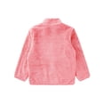 thumbnail image 4 of inhzoy Kids Girls Boys Fleece Jacket Coat Full-Zip Sweatshirt Casaul Tops Winter Warm Outerwear Light Red 9-10, 4 of 9