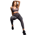 thumbnail image 3 of Women's Aminal Pinted Activewear Leggings - Hug Your Curves Leopard , L, 3 of 4
