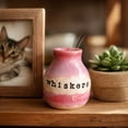 thumbnail image 4 of Hand‑Thrown Whiskers Keepsake Vase, Handmade Pet Whisker Keepsake Vase, Ceramic Cat Whisker Holder, Pet Whisker Collector Jar, Thoughtful Feline Lover Pet Fur Keepsake Memorial Gift, 4 of 5