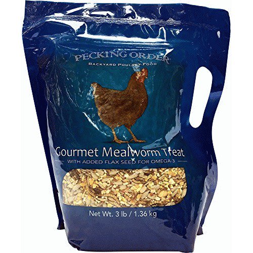 Pecking Order 009326 Chicken Mealworm Treat, 3 lb Bag