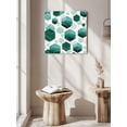 thumbnail image 6 of Wall Art Prints, Turquoise Marble Framed Canvas Prints for Bedroom Living Room Bathroom Office, Gold White Geometric Hexagon Modern Gallery Wrap Wall Art Poster for Gifts Home Decor 24"x24", 6 of 9
