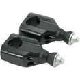 thumbnail image 1 of 2pcs 1 1/8" 28mm Motorcycle Handlebar Mount Riser Clamp Aluminium Machined Left Right for HandleBar(Silver), 1 of 5