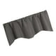 thumbnail image 4 of Cenefas para ventanas - Cenefa de cortina Cortinas para ventanas pequeñas Baño, Sala de estar Gris profundo, 4 of 7
