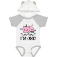 thumbnail image 3 of Inktastic First Birthday Unicorn Cat Girls Girls Baby Bodysuit, 3 of 5