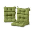 thumbnail image 1 of greendale Home Fashions Coussin de Chaise Extérieur 44 x 22 Pouces Dossier Haut, Ensemble de 2, Genévrier 2 Unités, 1 of 4