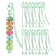 thumbnail image 1 of Uxcell 16 Pcs Beadable Bookmarks, DIY Metal Blank Bar Bookmark Bead Craft Jewelry Pendant Charm Book Mark for Gift Teacher Office Supplies Home Crafts, Candy Green, 1 of 6