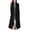 Black, variant on Women's Shawl Collar Work Double Maxi Long Wool Coat