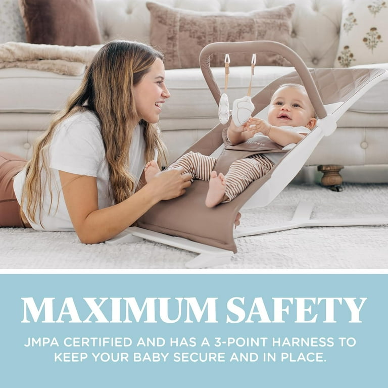 Baby Delight Alpine Deluxe Organic Portable Baby Bouncer, for