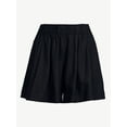 thumbnail image 5 of Scoop Women's Linen Blend Pull-On Skort, 5 of 5