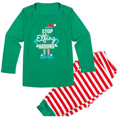 

Padded Cotton Winter Parent-Children Clothing Cotton Clothing Parent-child Warm Christmas Set Printed Home Wear Pajamas Two-piece Dad Set