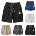 thumbnail image 2 of Waffle Design Loose Fit Men's Shorts Perfect for Vacations and Leisure Time, 2 of 10