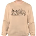 thumbnail image 2 of Skyline Charleston South Carolina Sweatshirt Unisex Medium Sand, 2 of 5