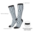 thumbnail image 4 of Naloa Nautical1 Thigh High Socks Extra Long Stretchy Sock Women Over Knee High Opaque Stocking Daily Wear, 4 of 6
