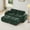 Green, variant on Eyisean 80.3" Velvet Modular Sectional Loveseat Sofa with 2 Ottoman, 2-Seater U Shape Boneless Couch with Anti-Slip Design, No Assembly Required, Comfy Cloud Sectional Couches for Living Room